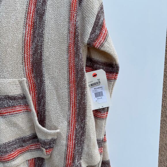 BILLABONG Women's Baja Beach Hooded Sweater Medium NWT - Picture 2 of 8